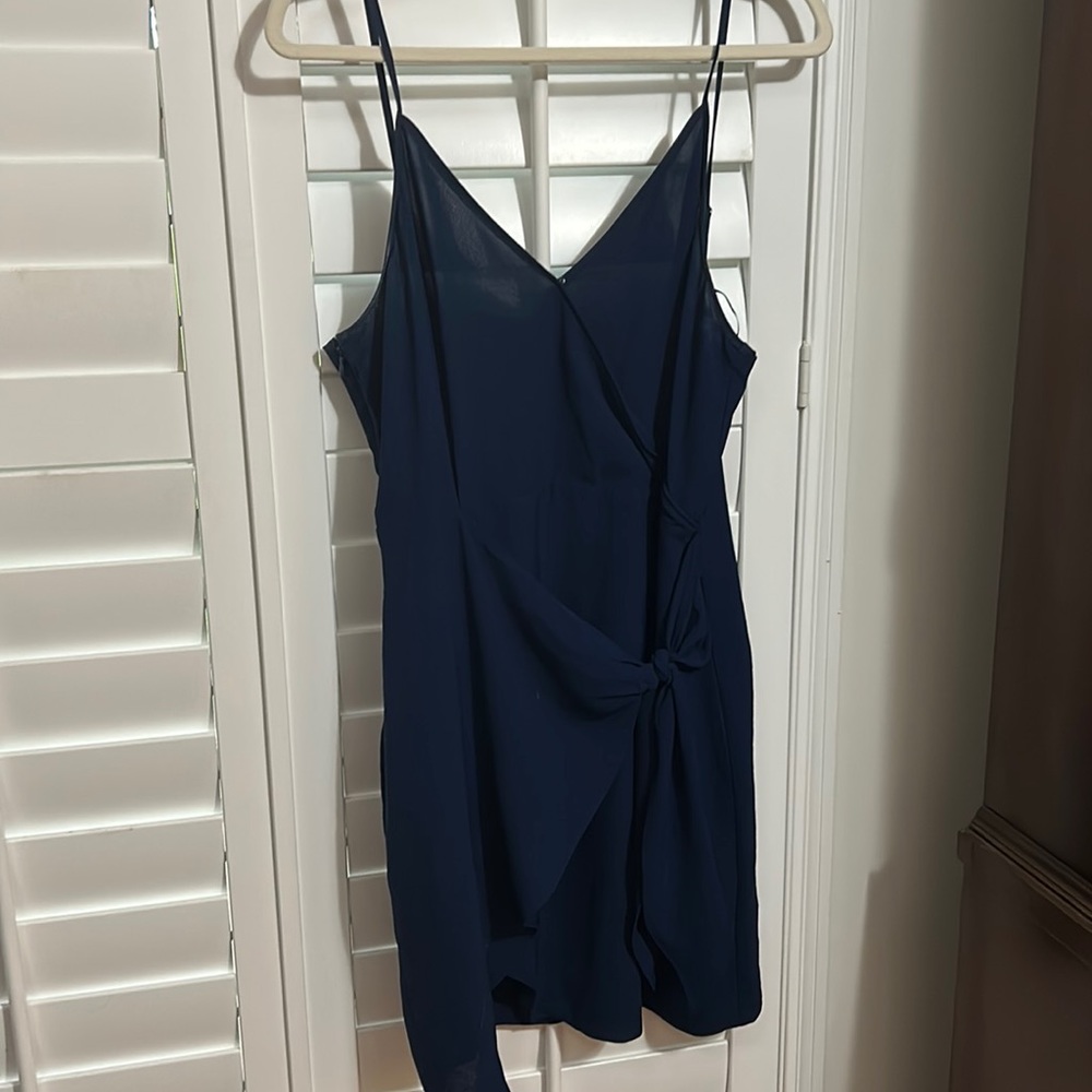 Blue cocktail dress